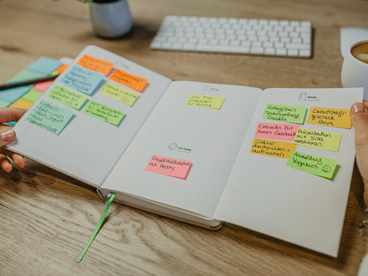 Das agile Notizbuch ist das Kanban Notizbuch und hilft dir deine To-dos und Aufgaben besser zu organisieren.