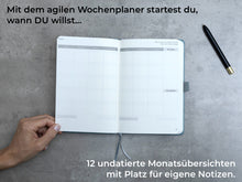 Laden Sie das Bild in den Galerie-Viewer, Der agile Wochenplaner (undatiert)
